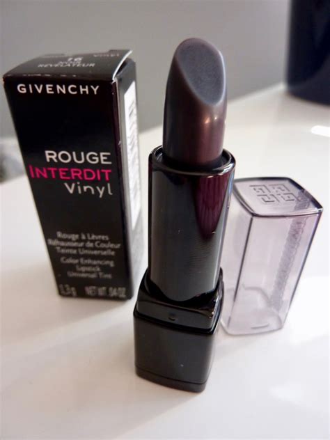 givenchy gloss noir revelateur|givenchy rouge interdit vinyl.